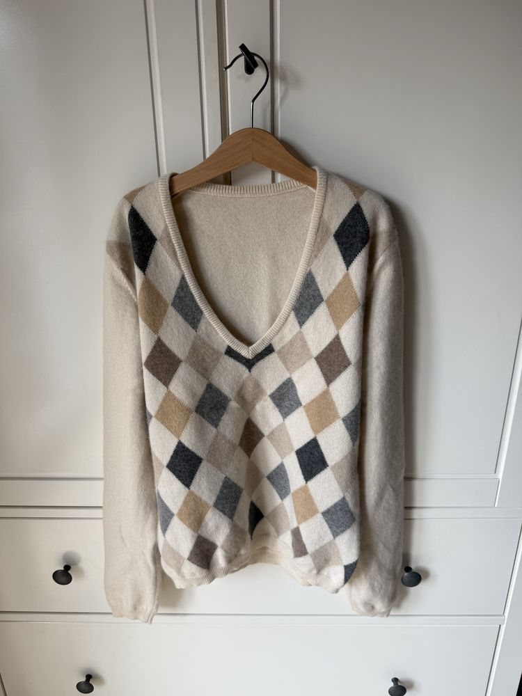 Sweter kaszmirowy 100% kaszmir