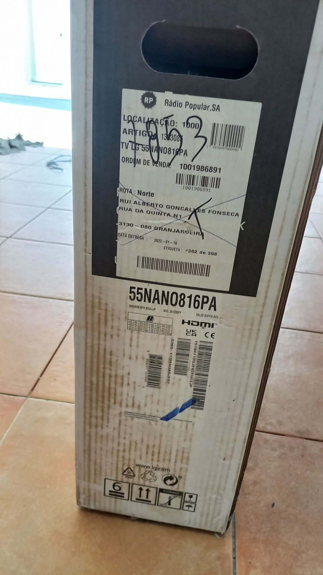 LG 55NANO816PA 55" LED Nanocell UltraHD 4K
LG 55NAN