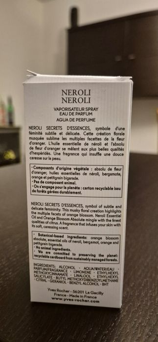Yves Rocher NEROLI Secrets D'Essences edp, 50ml