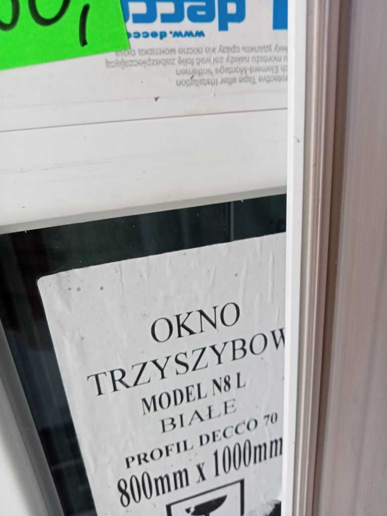 Okno trzyszybowe nowe