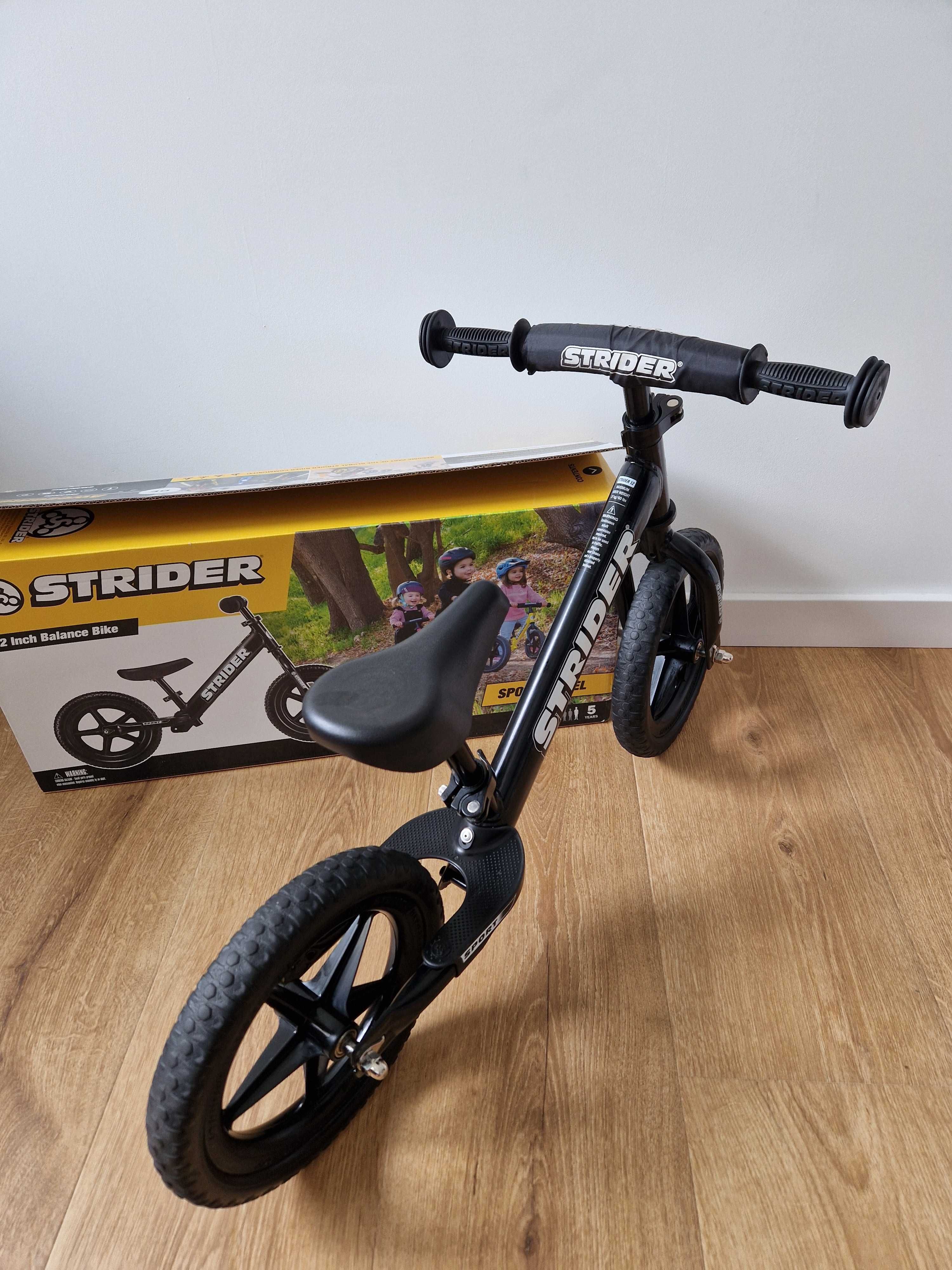 Rowerek Biegowy Strider Sport 12" Czarny