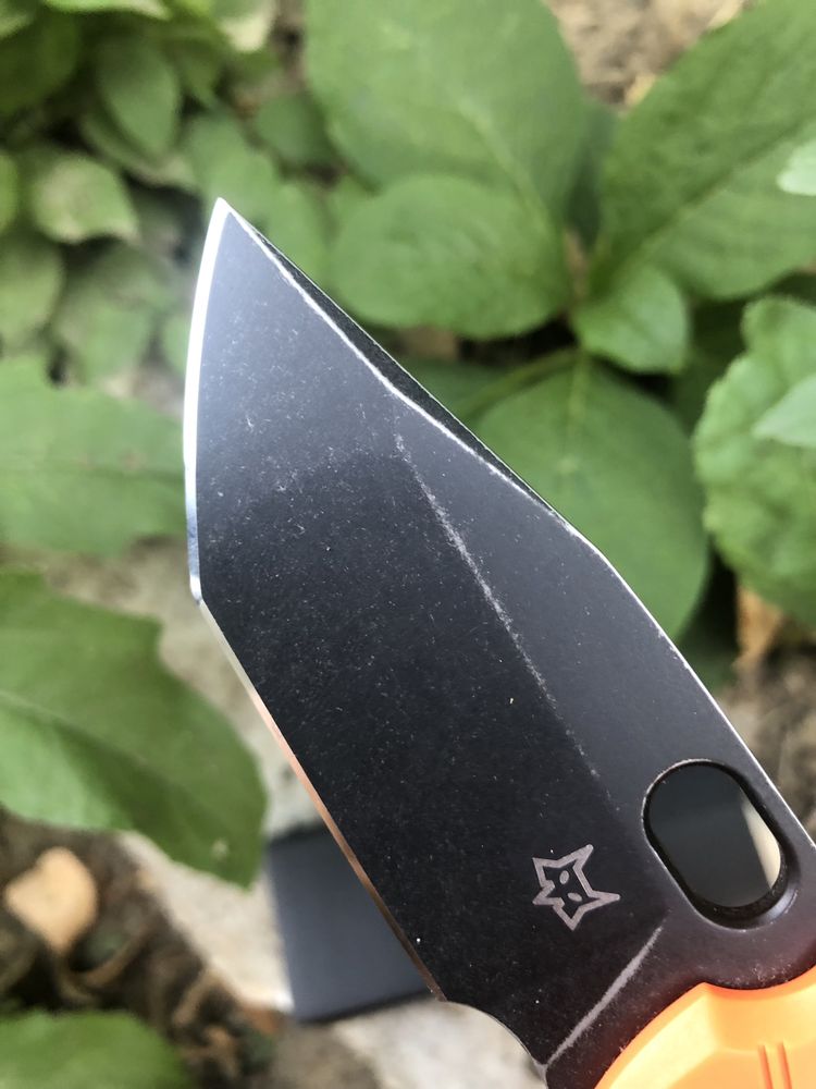 Нож Fox Core Tanto Black Blade Orange