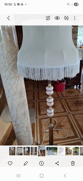 Lampa stojąca retro