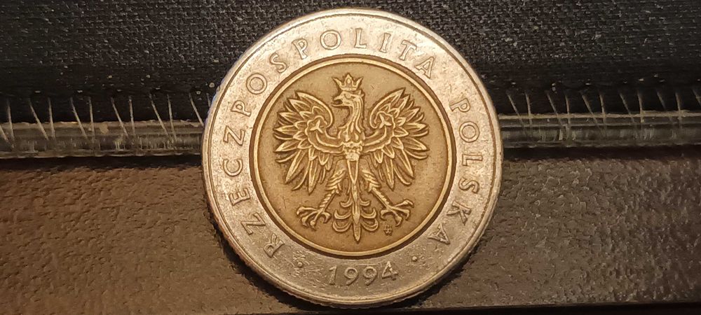 Monety Polska Destrukt 5zł. 1994 rzadkie