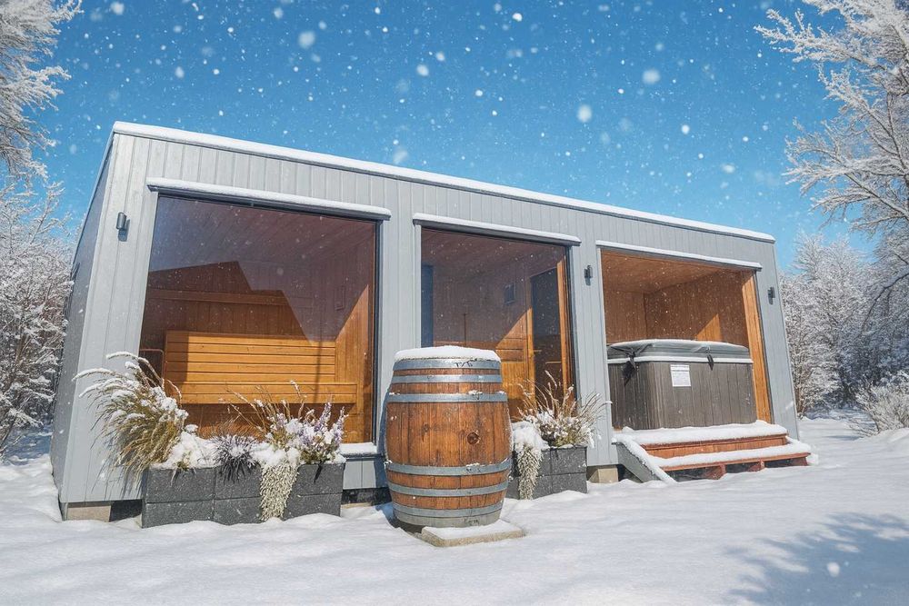 Wynajem domków na Święta i Sylwestra komfortowe domki z kominkiemSauna