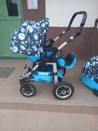 Wózek dziecięcy 3 w 1 Cowoe plus dodadki
