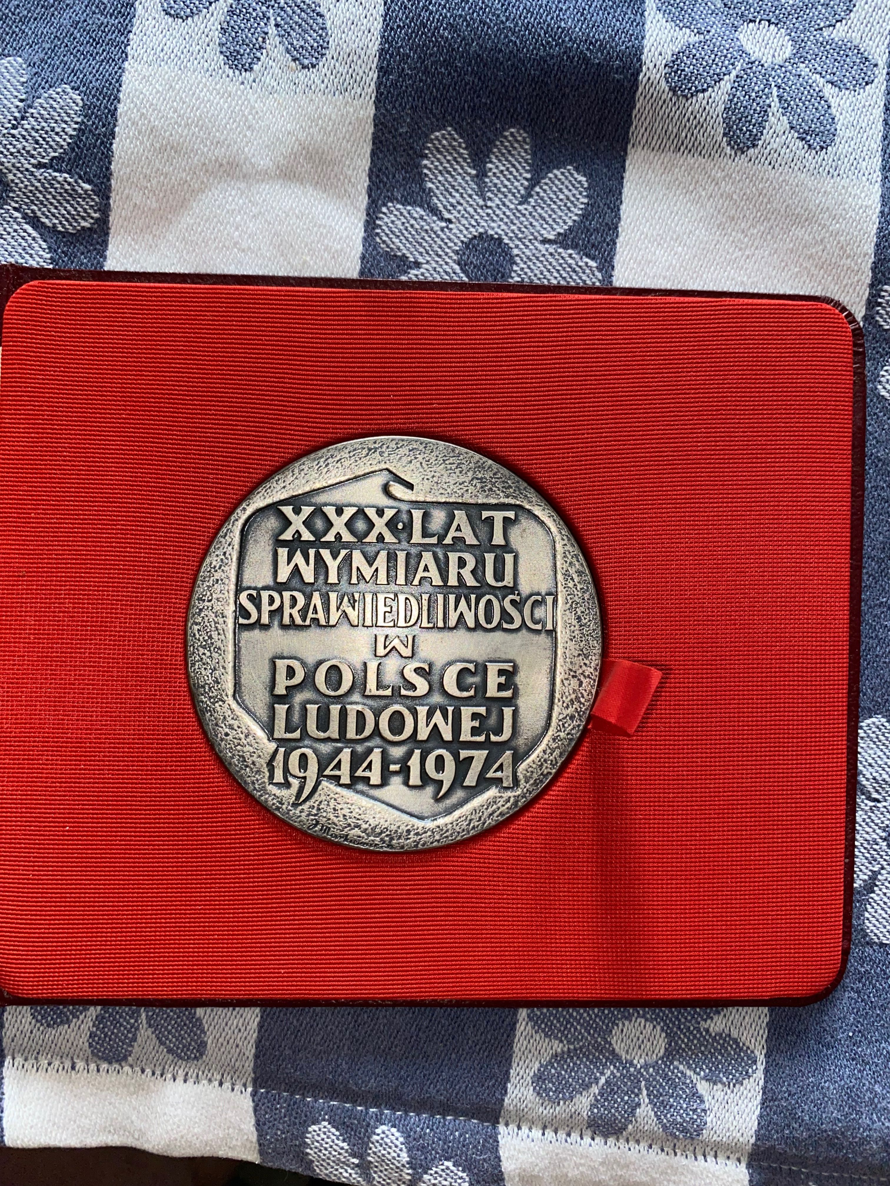 Medal okolicznościowy z PRL Wymiaru Stawiedliwości