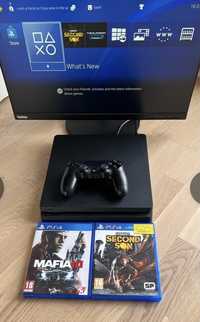 PS4 slim 500 gb + 2 гри