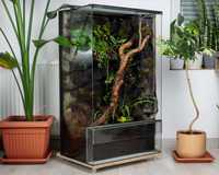 terrarium z wodospadem 60x40x100