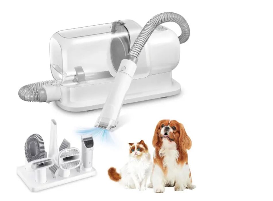 Набір для догляду тварин та грумінгу пилососом тример стрижки груминг