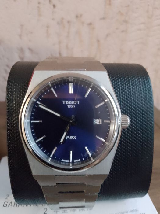 Tissot PRX Quartz 35 мм, синій циферблат