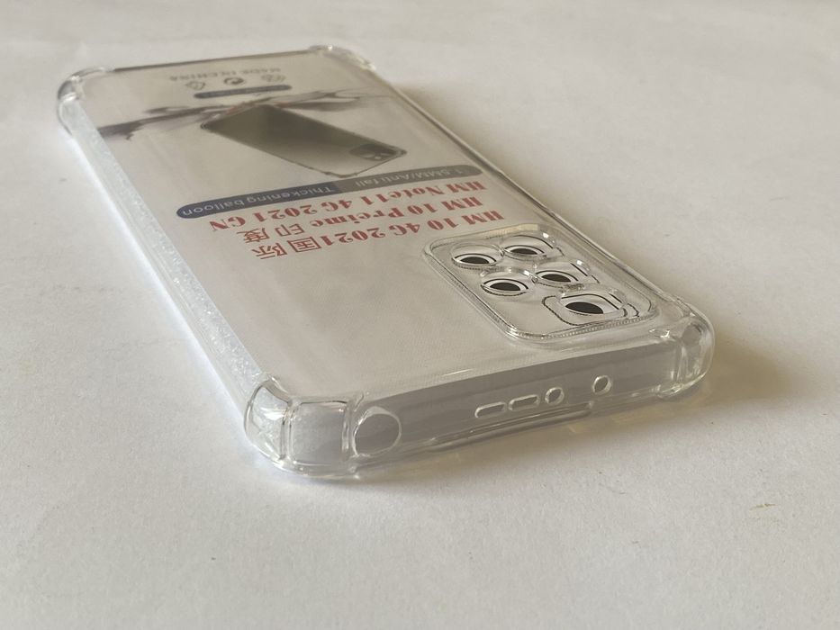 Чехол Xiaomi Redmi 10 / Note 11 4G Прозорий Протиударний