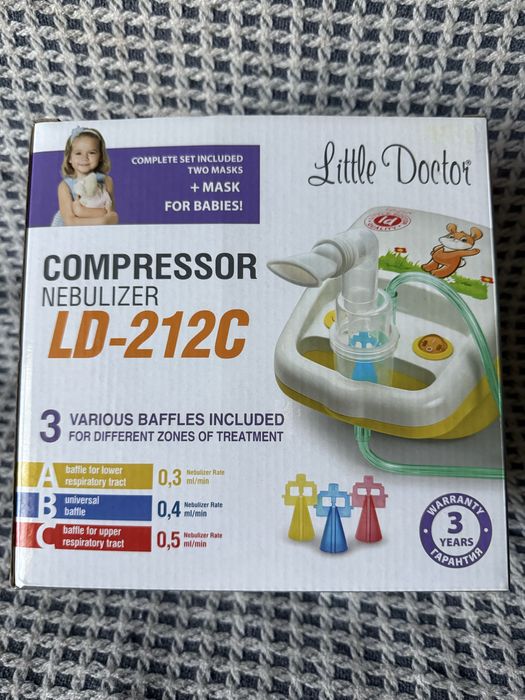 Інгалятор, небулайзер, компресорний Little Doctor LD-212C