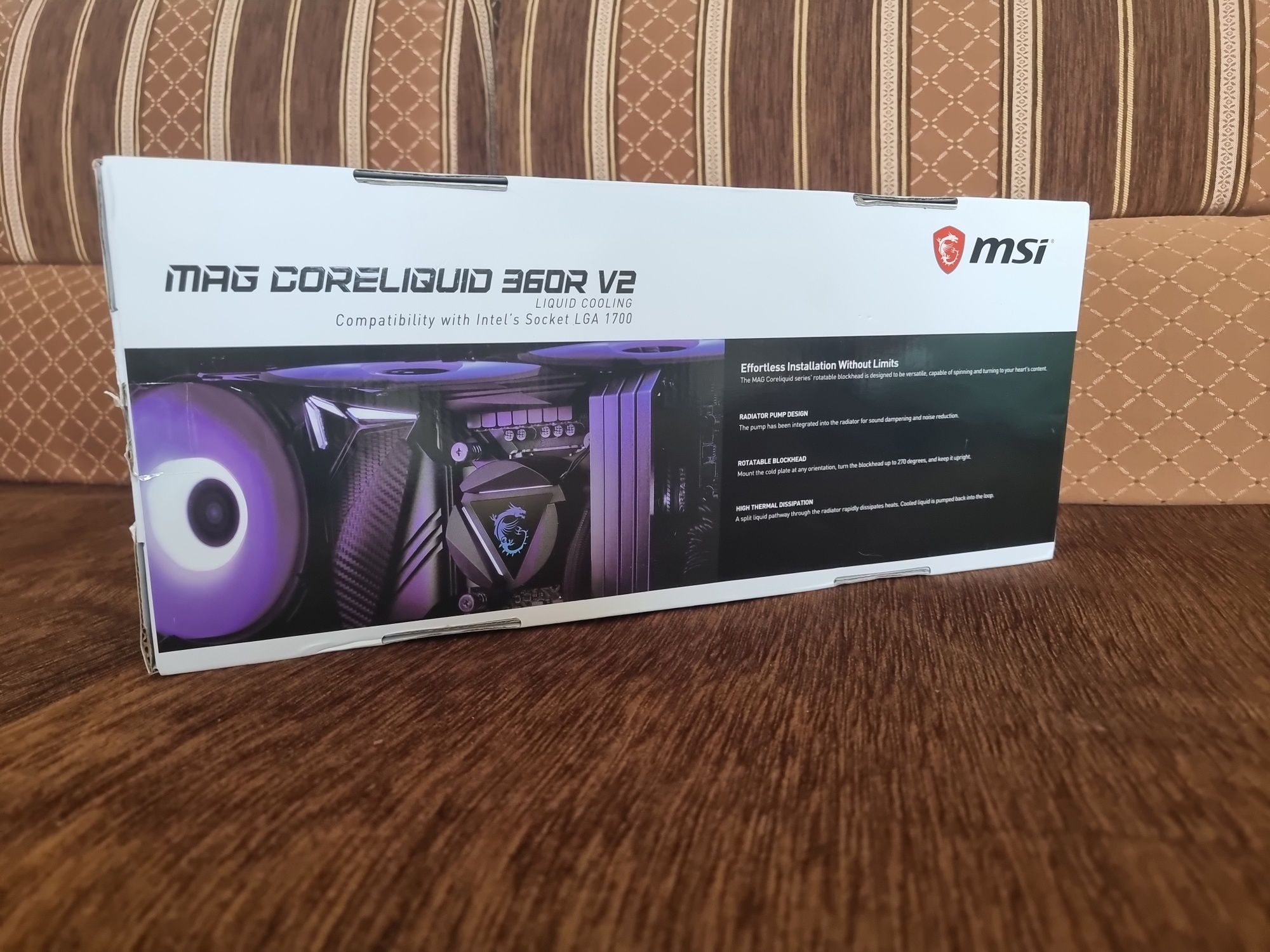 Pudełko Chłodzenia Wodnego MSI MAG CORELIQUID 360R V2 3X120MM RGB