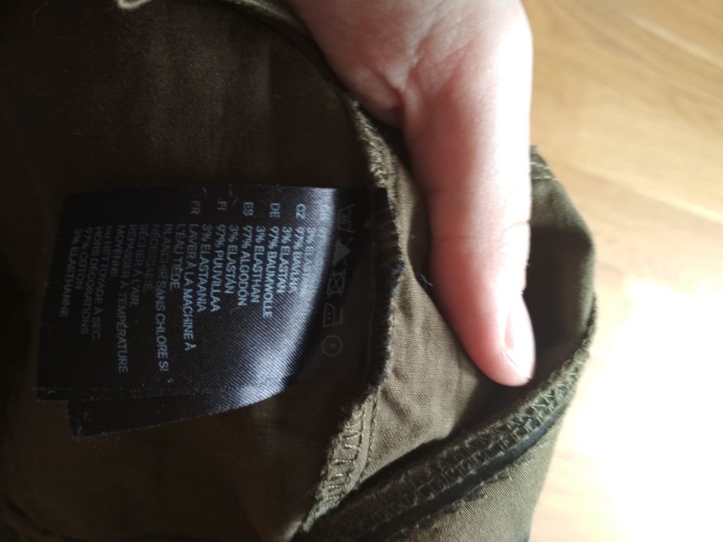 Krótka sukienka tygrysie paski khaki mini sexy