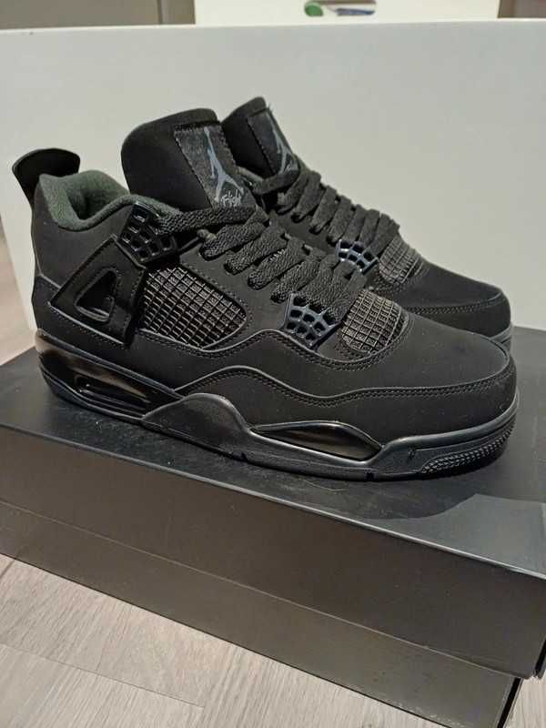 Nike Air Jordan 4 Retro Black Eu 44