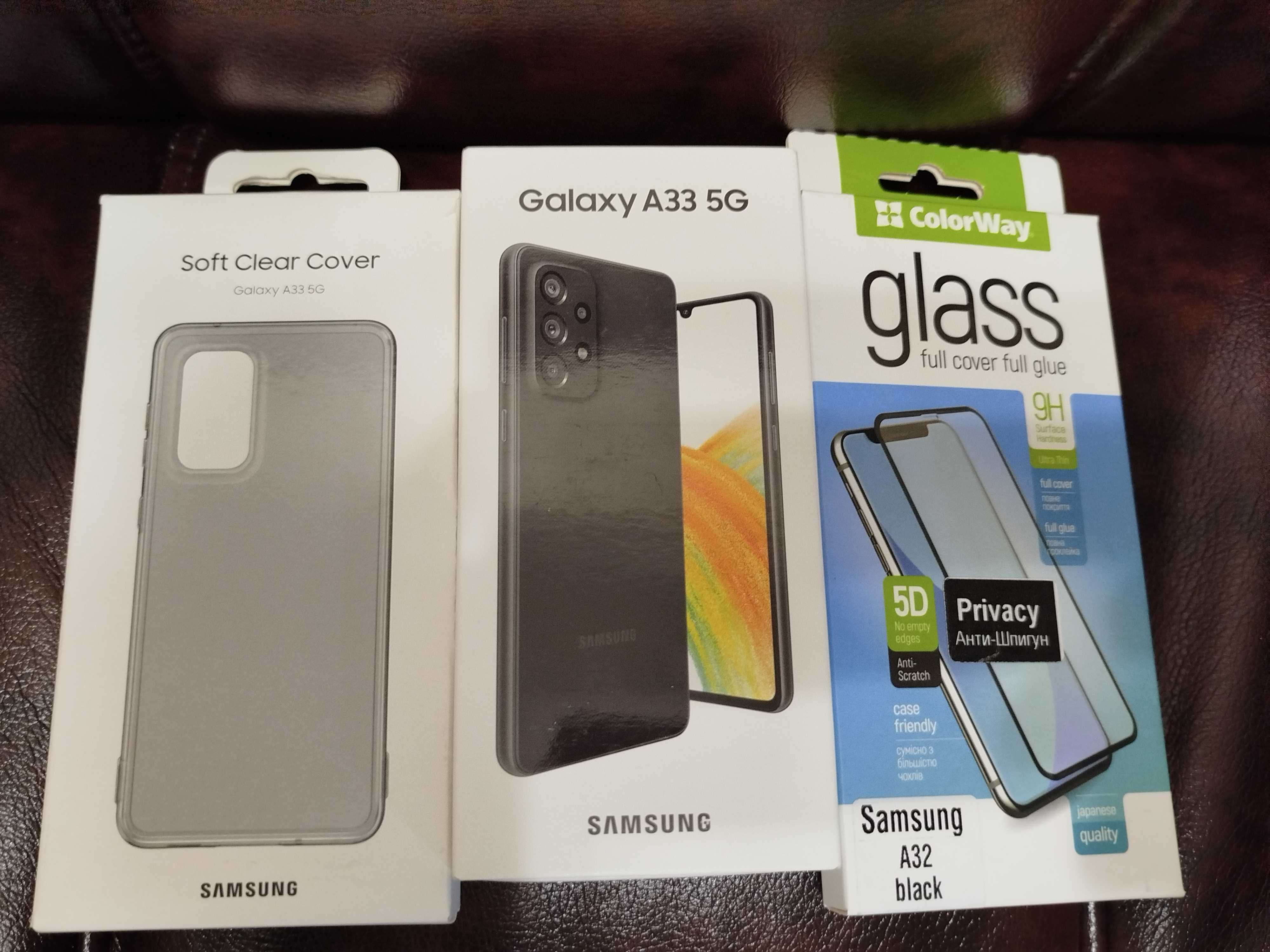 Samsung Galaxy A33 5G 6/128Gb BLACK Новий + подарунок