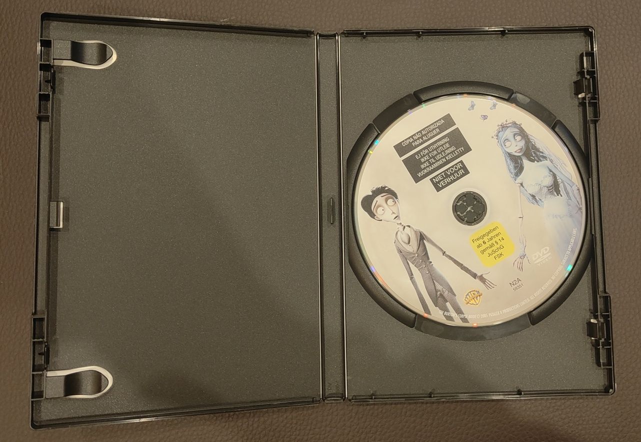DVD A Noiva Cadáver de Tim Burton