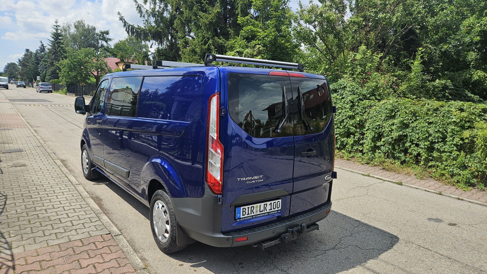 Fordt transit custom long 2016r 2.0 tdci 155km. Bezwypadkowy 6 osób
