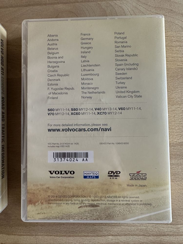 Volvo DVD Gps HDD RTI Europa