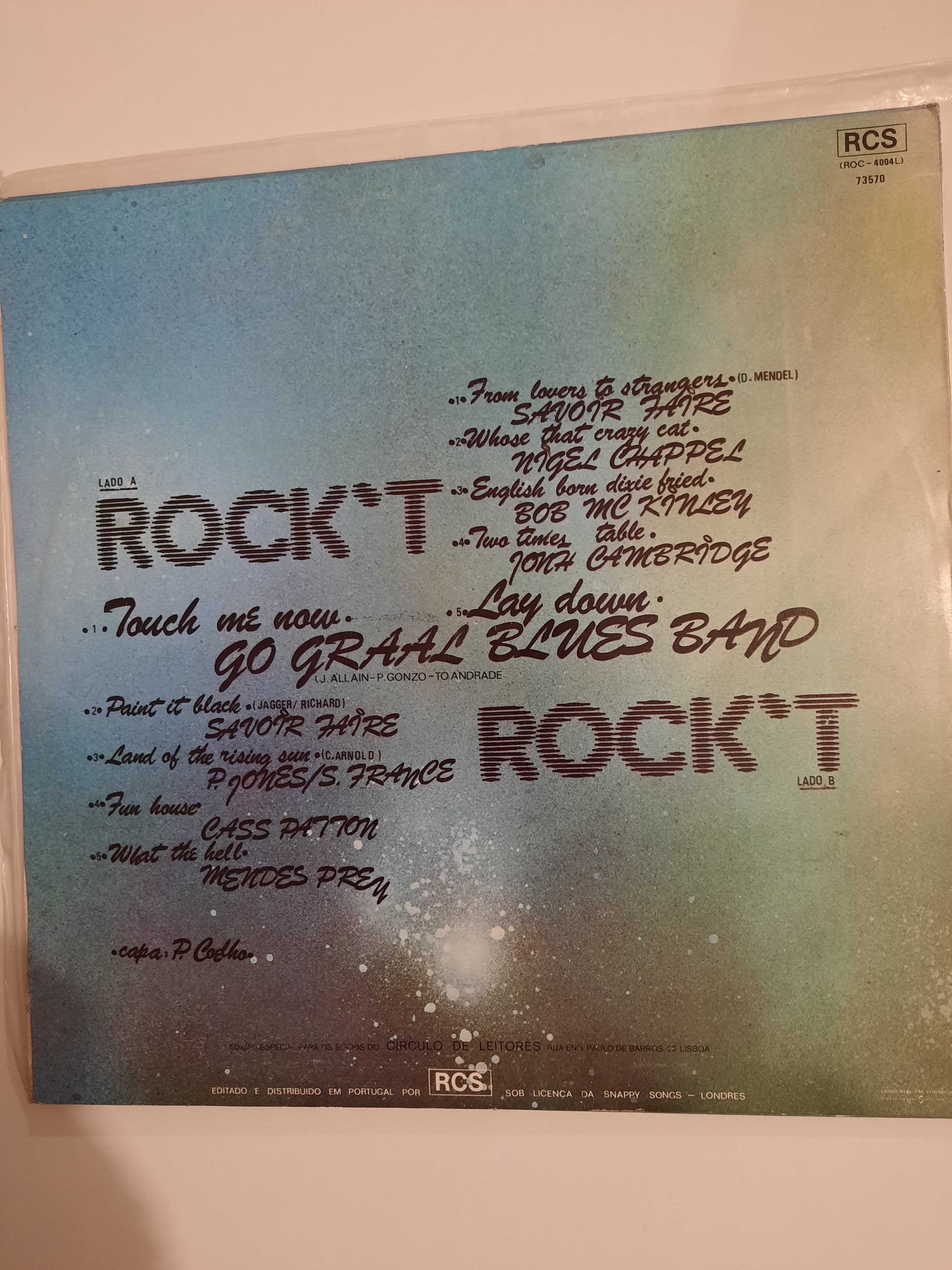 Vinil Rock T Coletânea Rock