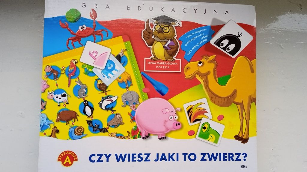 Gra Czy wiesz jaki to zwierz Aleksander Sowa poleca super stan 4+