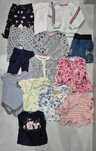 paka ubran Ciuszki 74cm dla dziewczynki - 14 sztuk zara, h&m, inne
