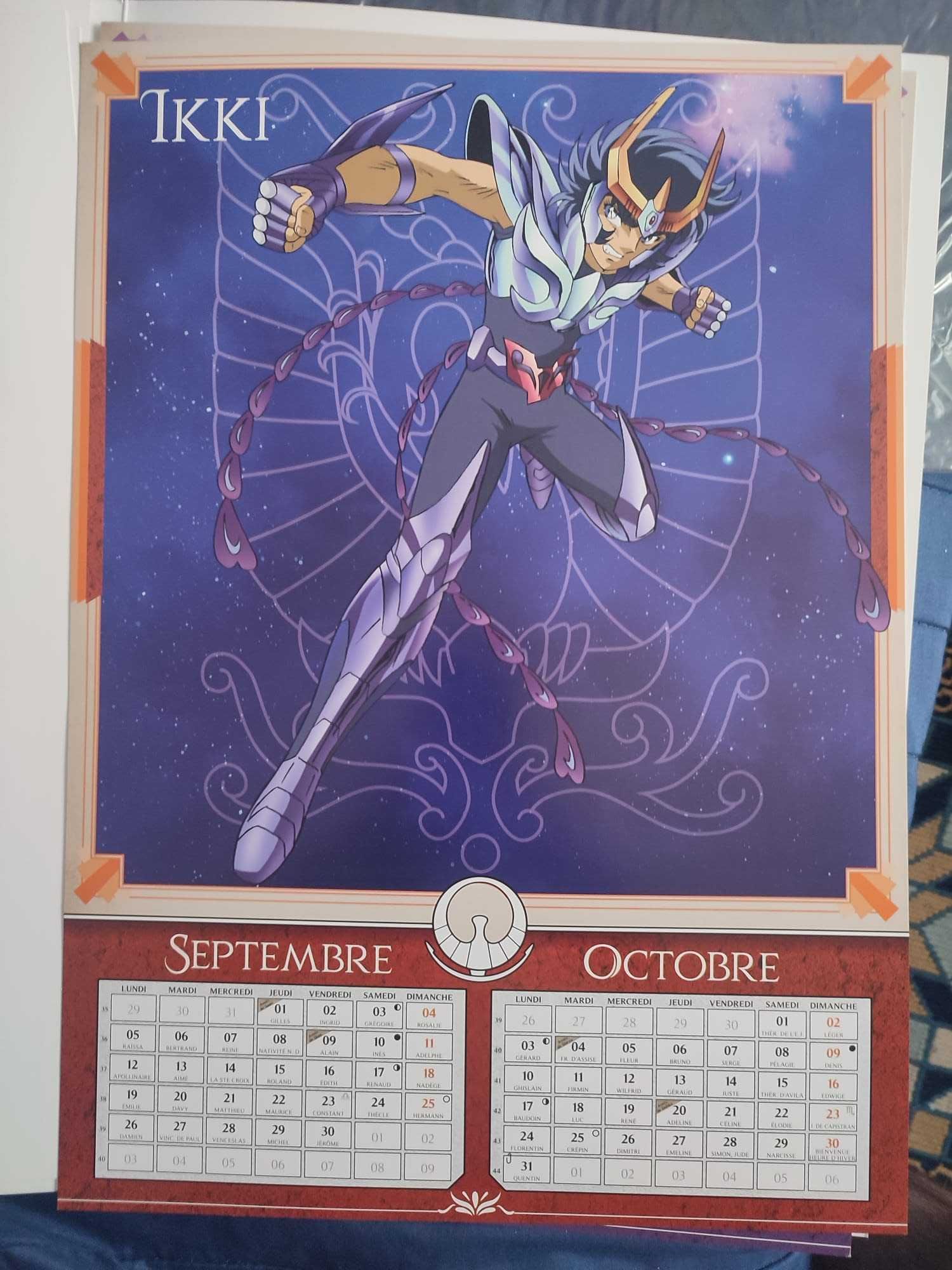 Calendário Saint Seiya 2022 – Edição de Colecionador – Como Novo