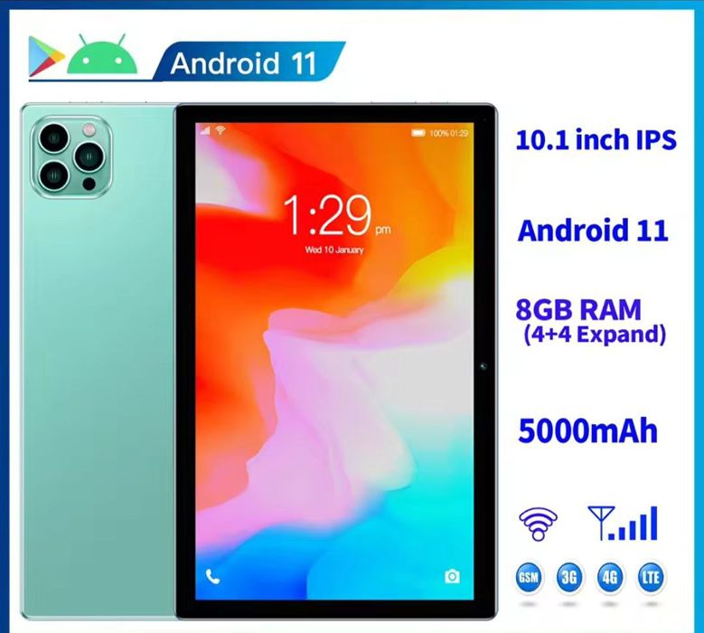 Планшет BDF 10, 4/64 (андроид 11, симка)