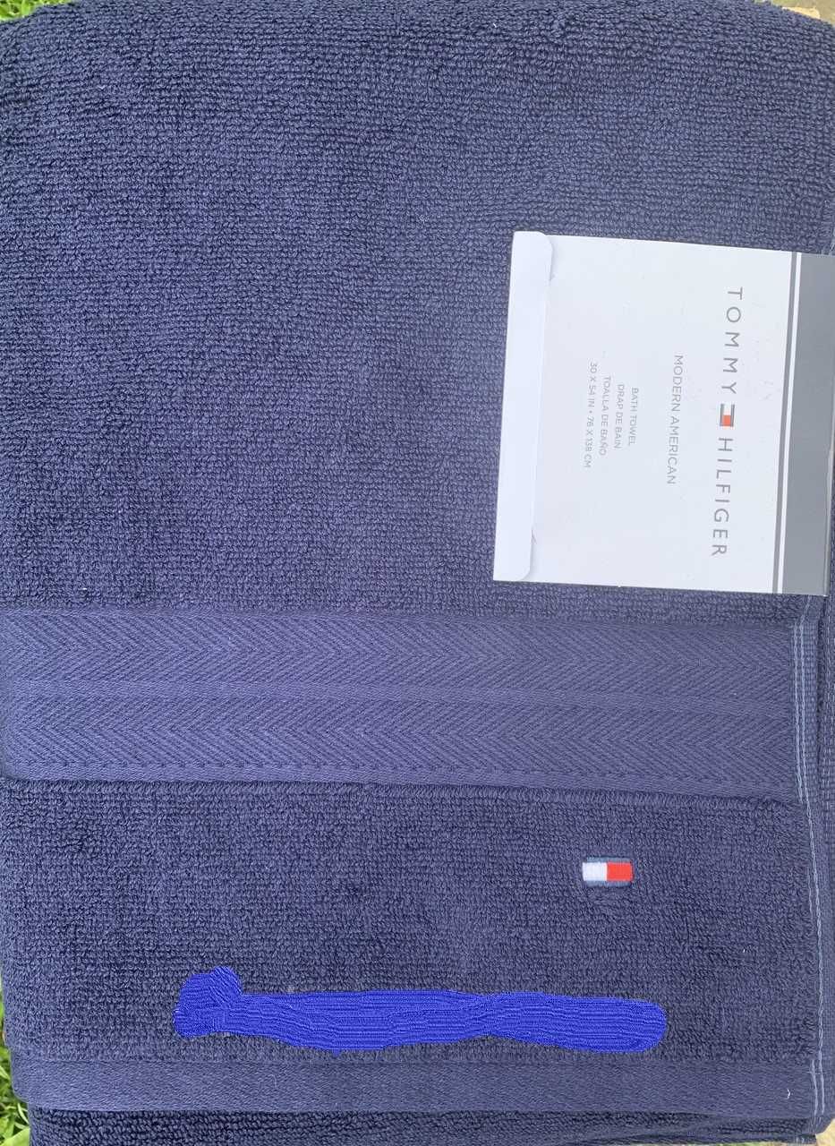 Рушник TOMMY HILFIGER банний  синій (неві)