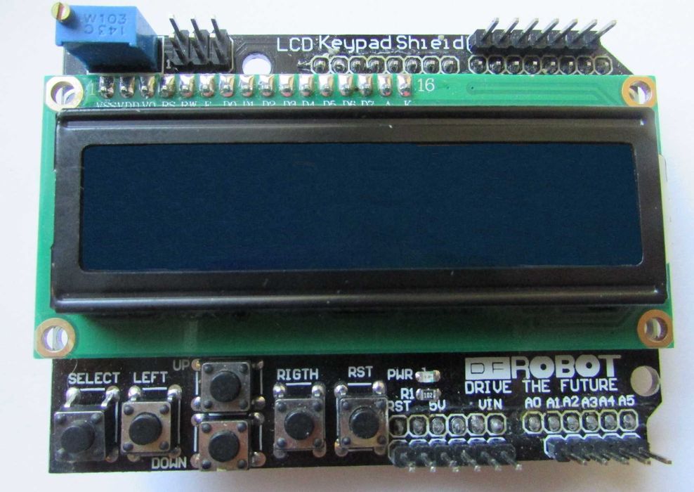 Arduino LCD Keypad шилд
