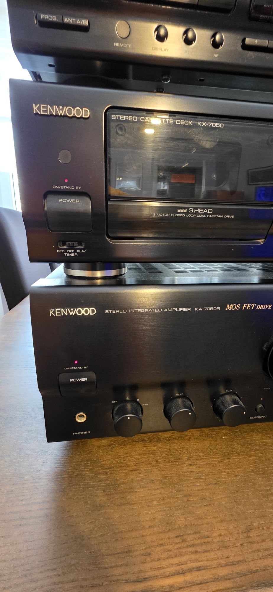 Wieża Kenwood najwyższy model KA-7050R, DP-7050, KT-6050, plus piloty