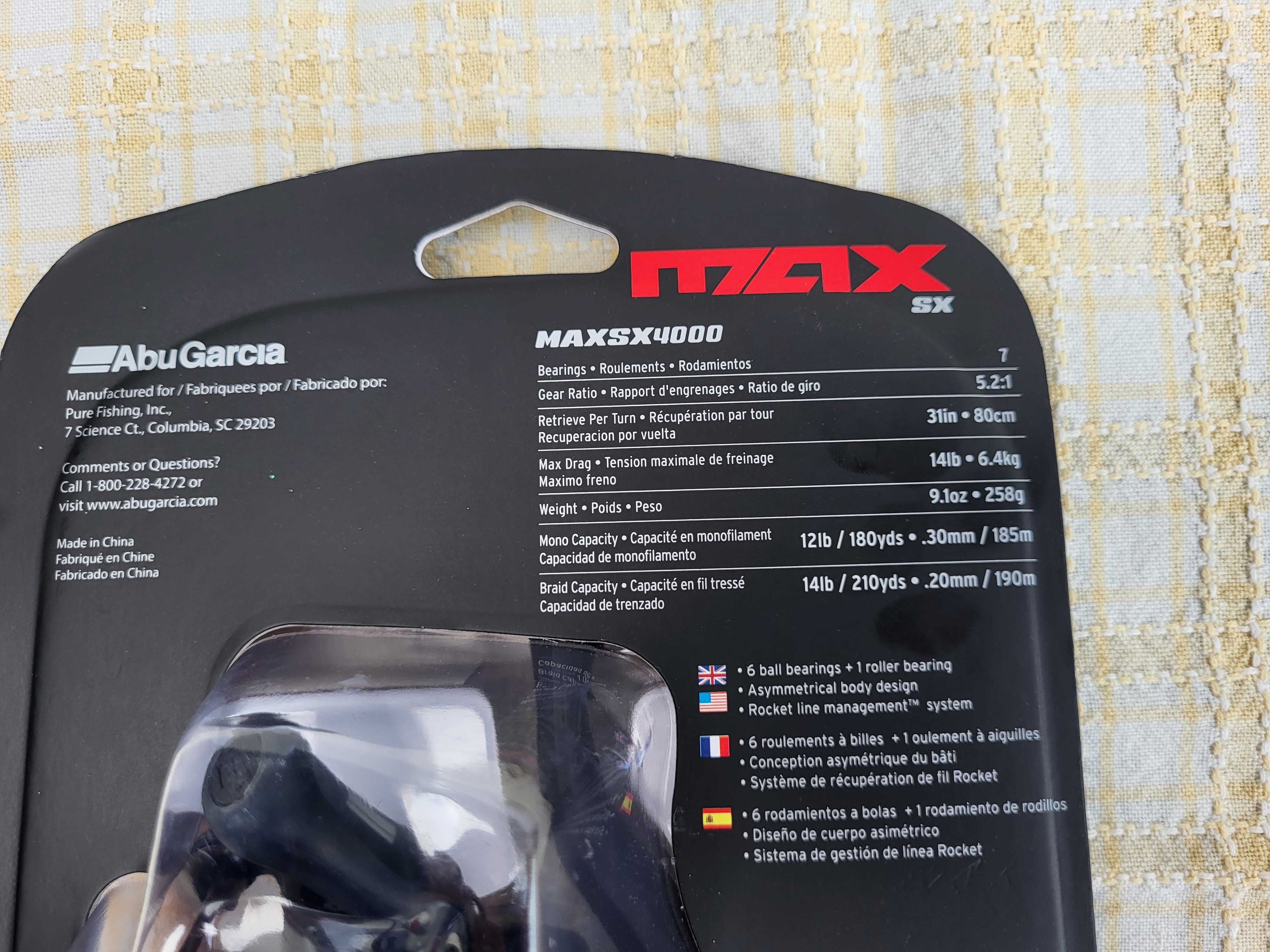 Kołowrotek Abu Garcia Max SX 4000