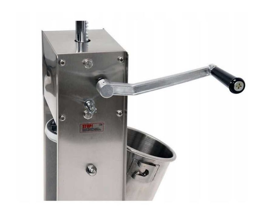 Duża Nowa NADZIEWARKA do kiełbas 7L MOCNA Pionowa Masarska Do mięsa