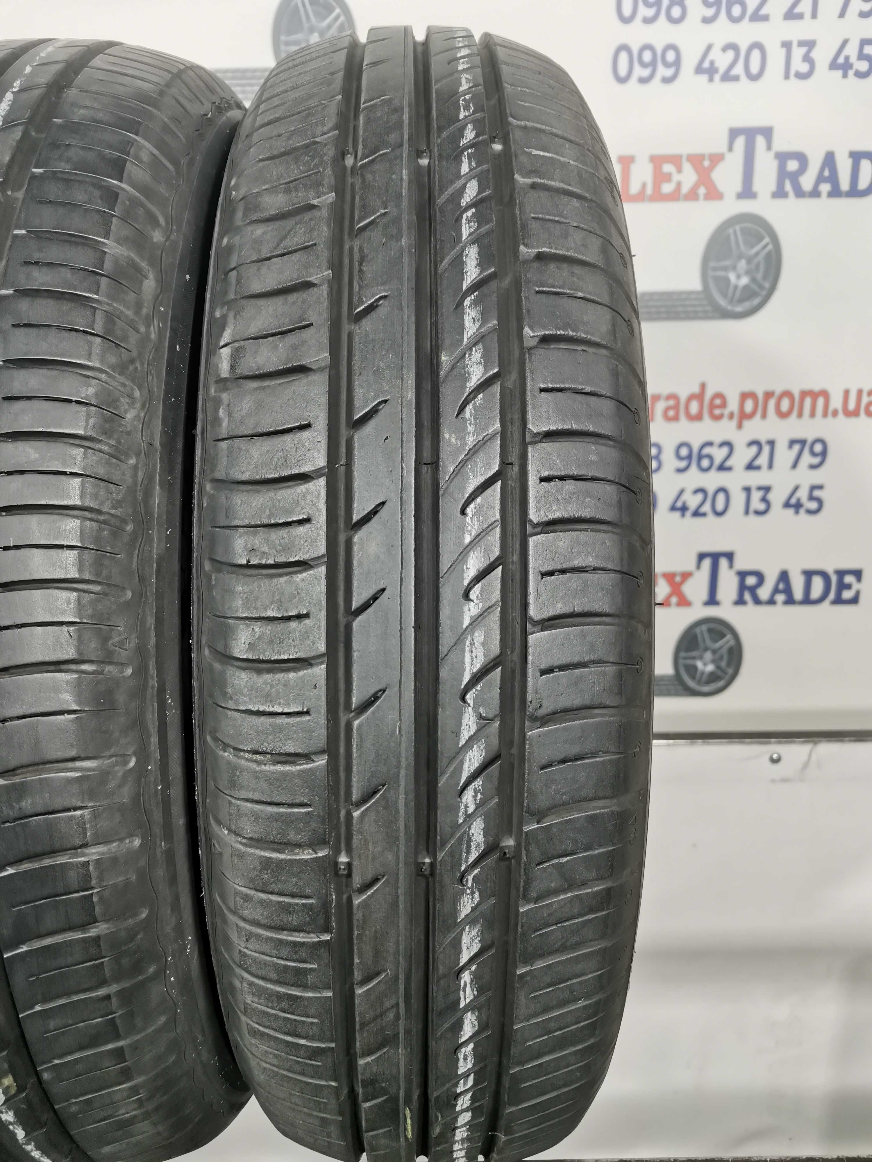 2 шт. 165/70 R14 Kumho Ecowing ES31 літні шини бу, 6 мм