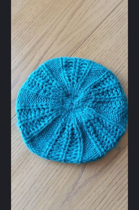 Turkusowy  beret