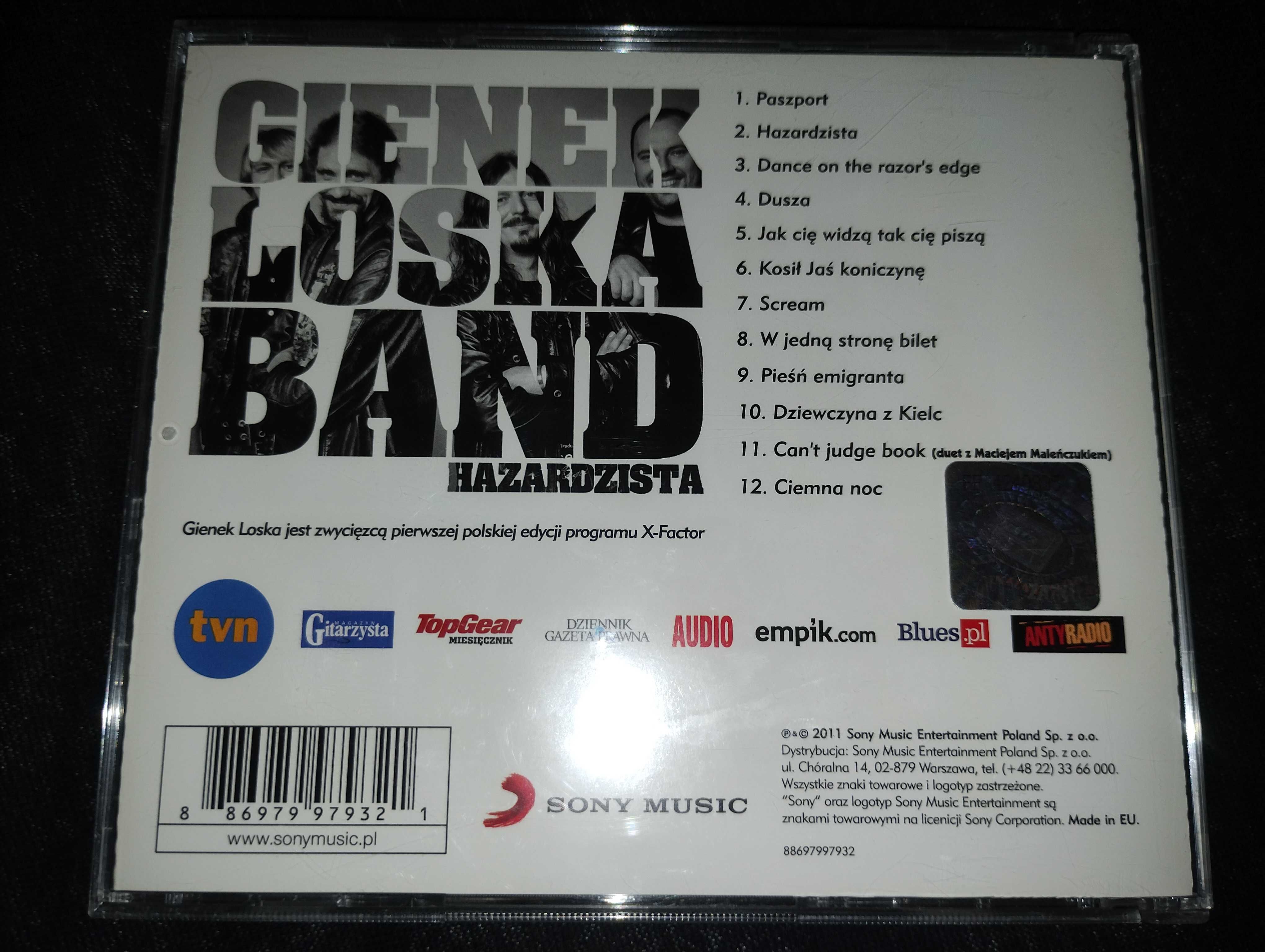 Gienek Loska Band Hazardzista CD