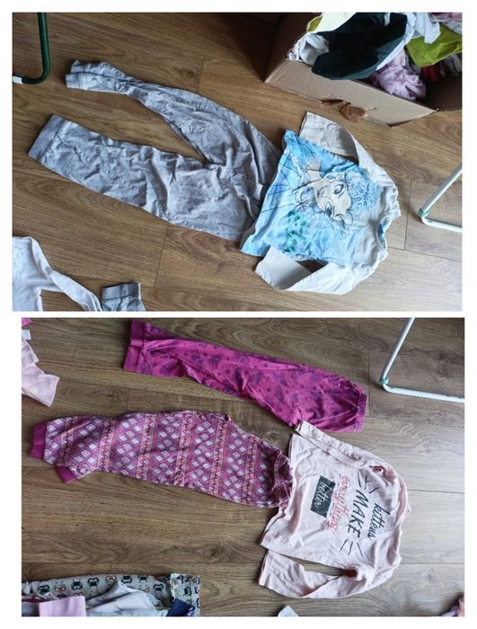 Piżamy dla dziewczynki 110 i 110/116