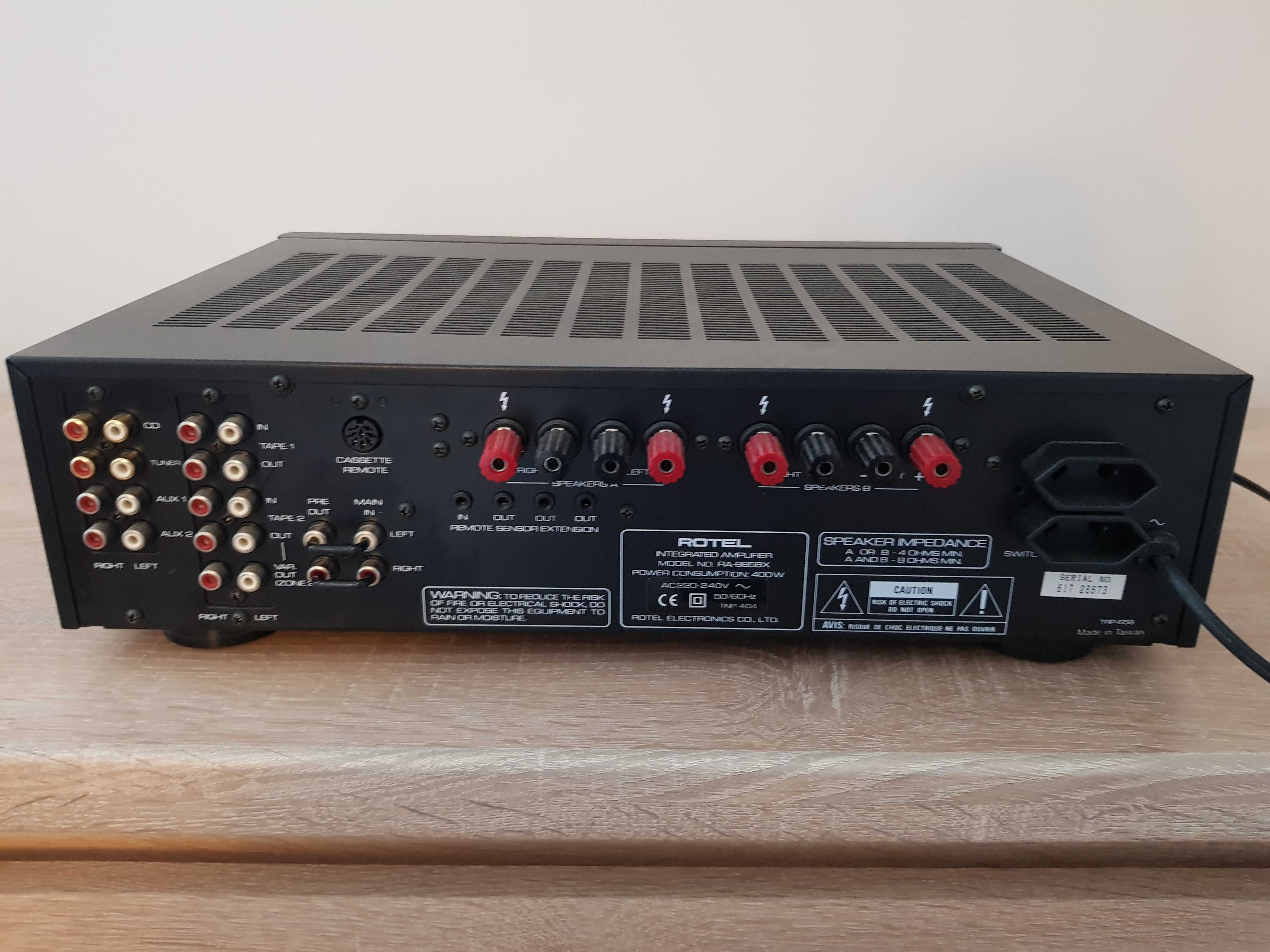 Rotel RA-985B audiofilski wzmacniacz stereo Hi FI - rarytas