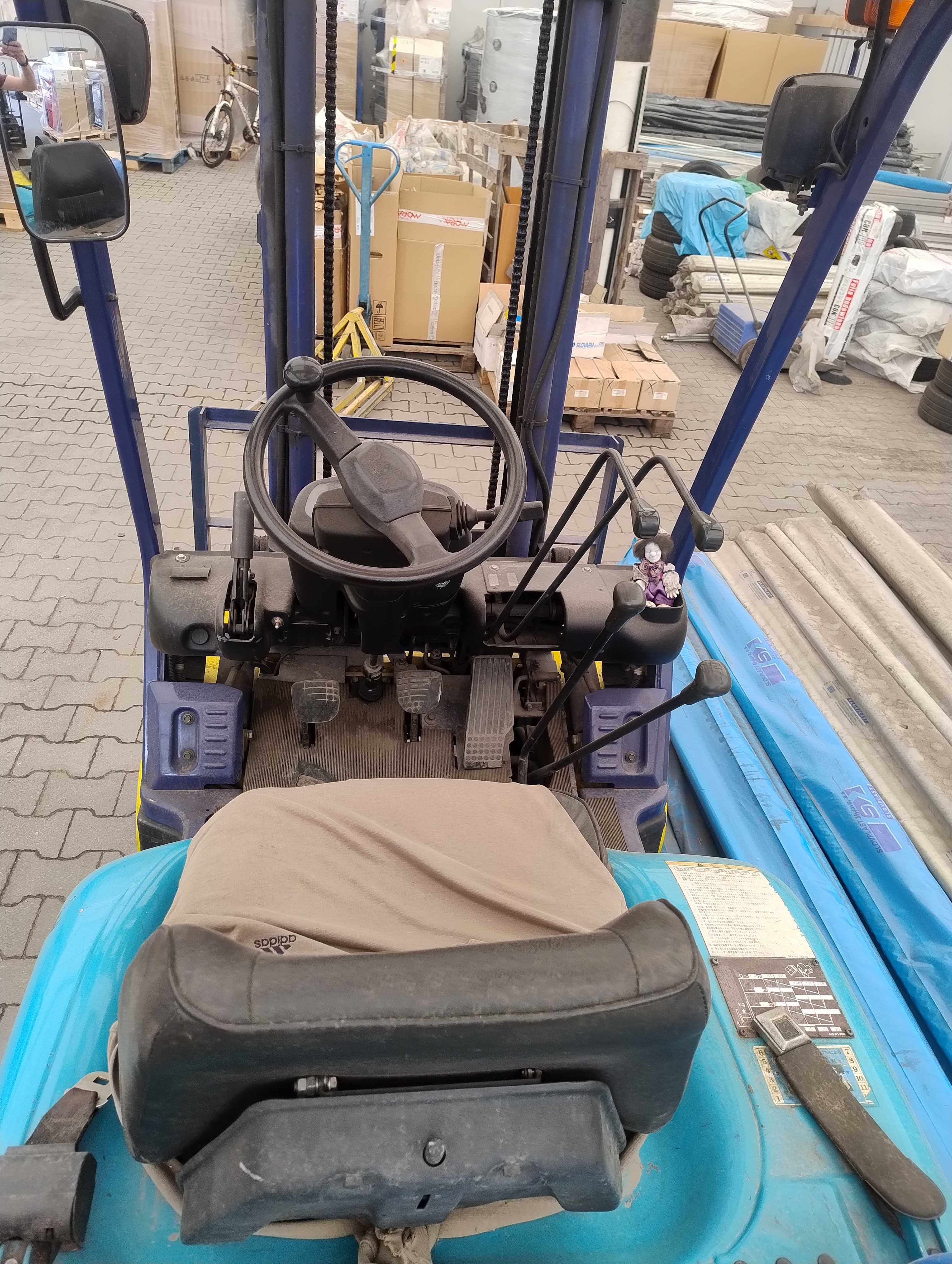 Wózek widłowy Komatsu FG18W-16 | 1750 kg | 4m podnoszenia | 2000 r.