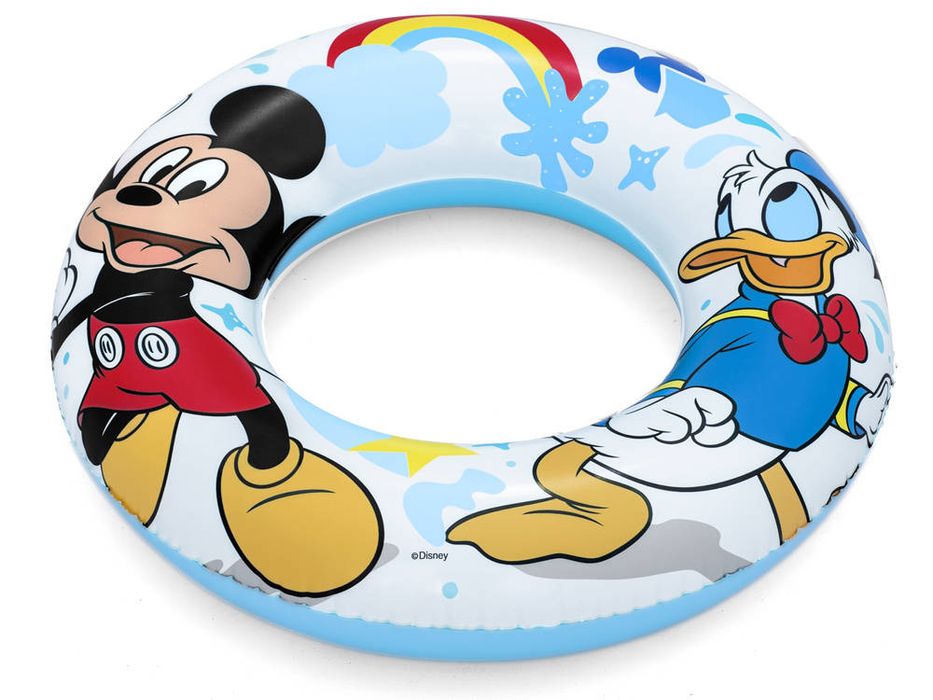 mickey koło kółko dmuchane do pływania dla dzieci