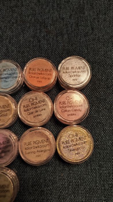 Pigmenty cienie z Kolorówka