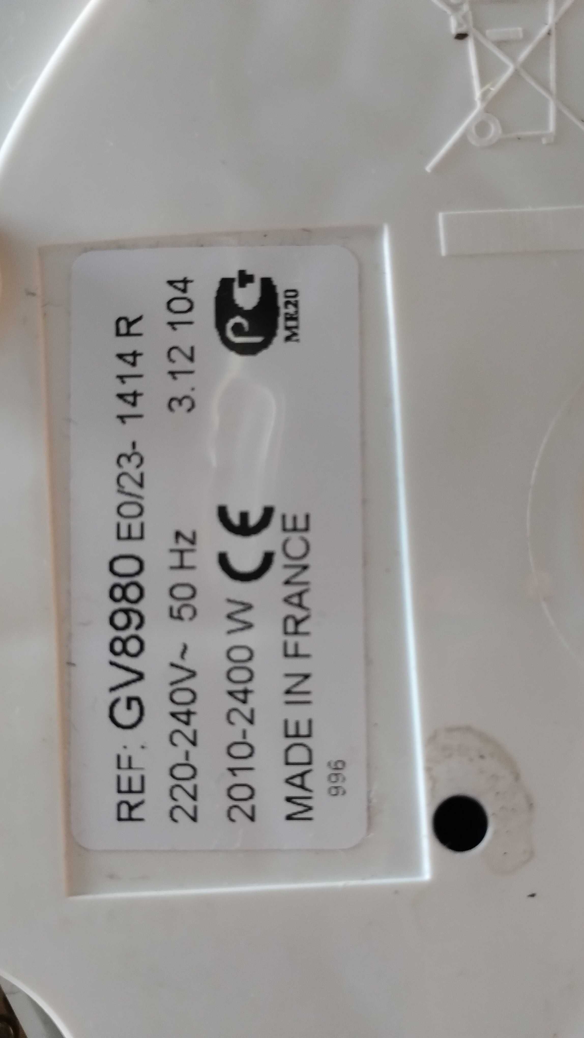 Parownica generator pary Tefal uszkodzona