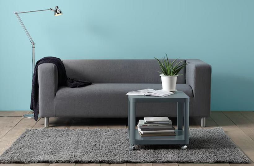 Sofá 2 lugares Klipan, Vissle cinz IKEA