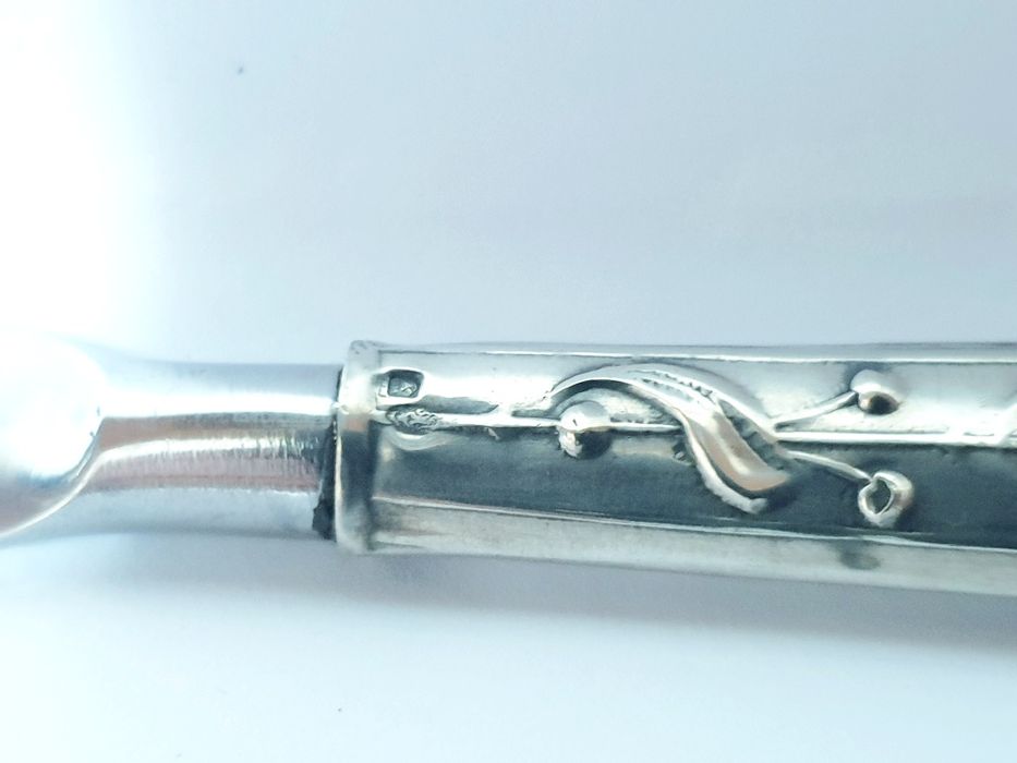 Lindos antigos abre cartas em prata contrastada e em casquinha