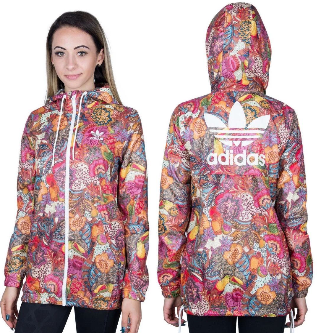 ADIDAS Originals kurtka FUGIPRABALI WB kwiaty, Brazylia NOWA 34 36