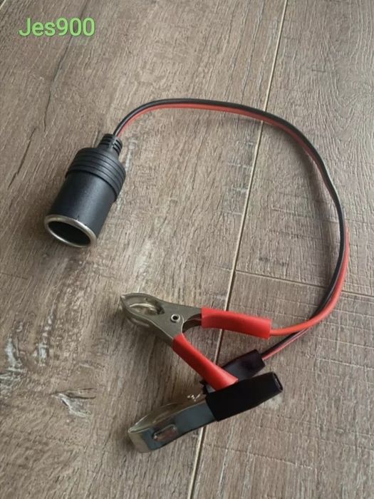 Перехідник краби /зажими на прикурювач для живл. компресора, медіа