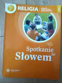 Spotkanie ze słowem , podręcznik do religii kl 7 okładka gratis