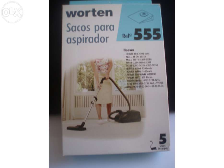 Sacos para aspirador hoover 555