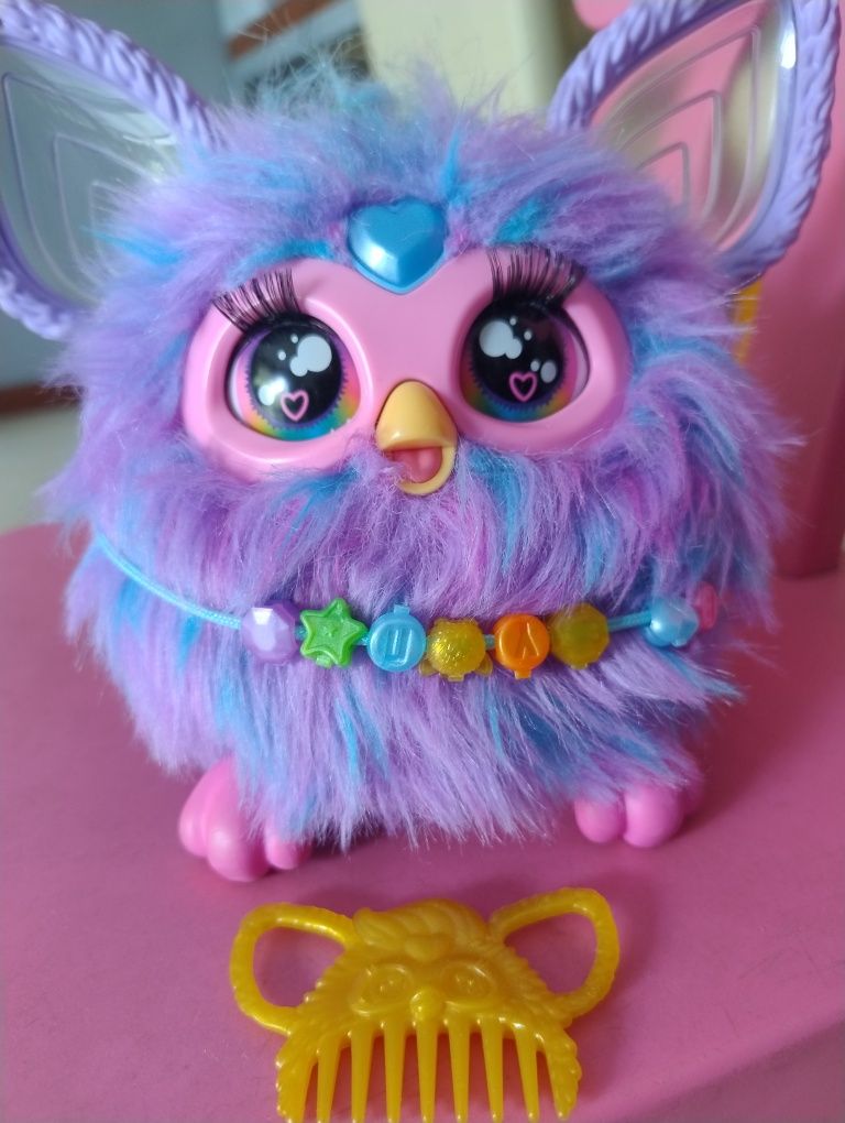 Śliczny Furby 2.0 maskotka fioletowa